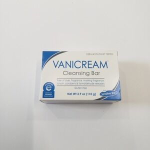 Vanicream Cleansing Bar3.9 oz Sensitive Skin Fragrance Free Soap NEW